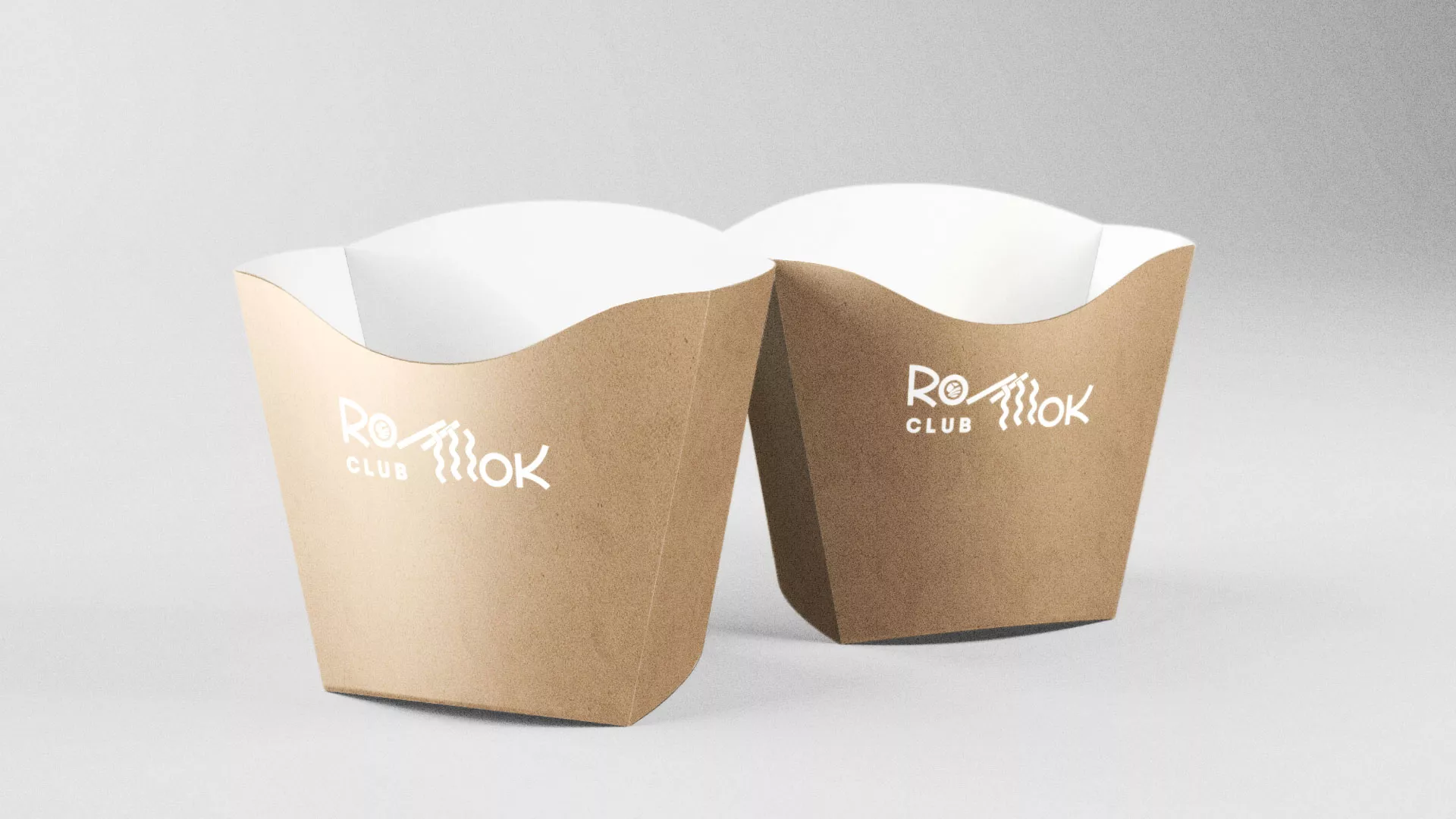 Создание логотипа суши-бара «Roll Wok Club» в Белой Калитве