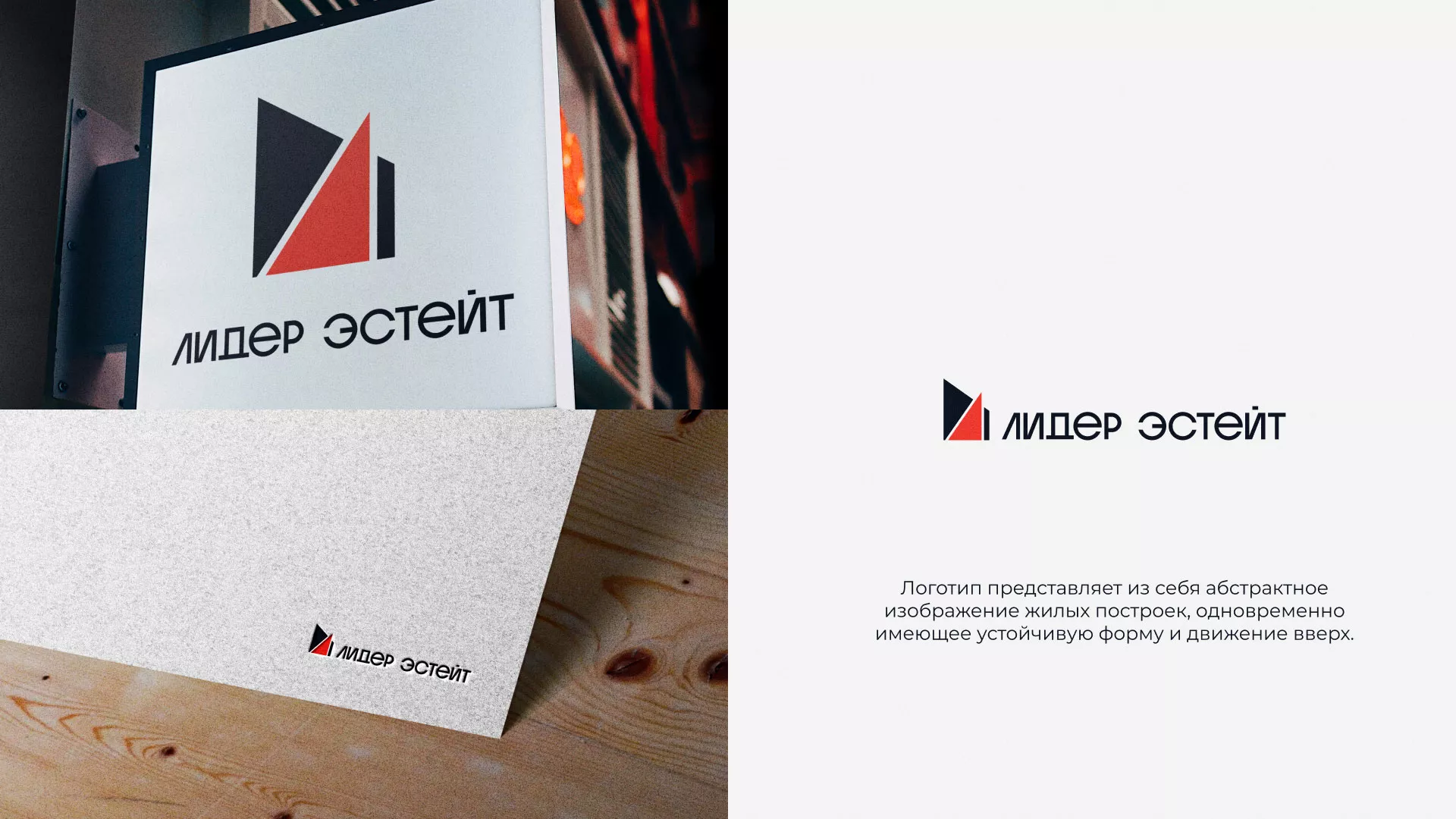 Сделали логотип для агентства недвижимости «Лидер Эстейт» в Белой Калитве