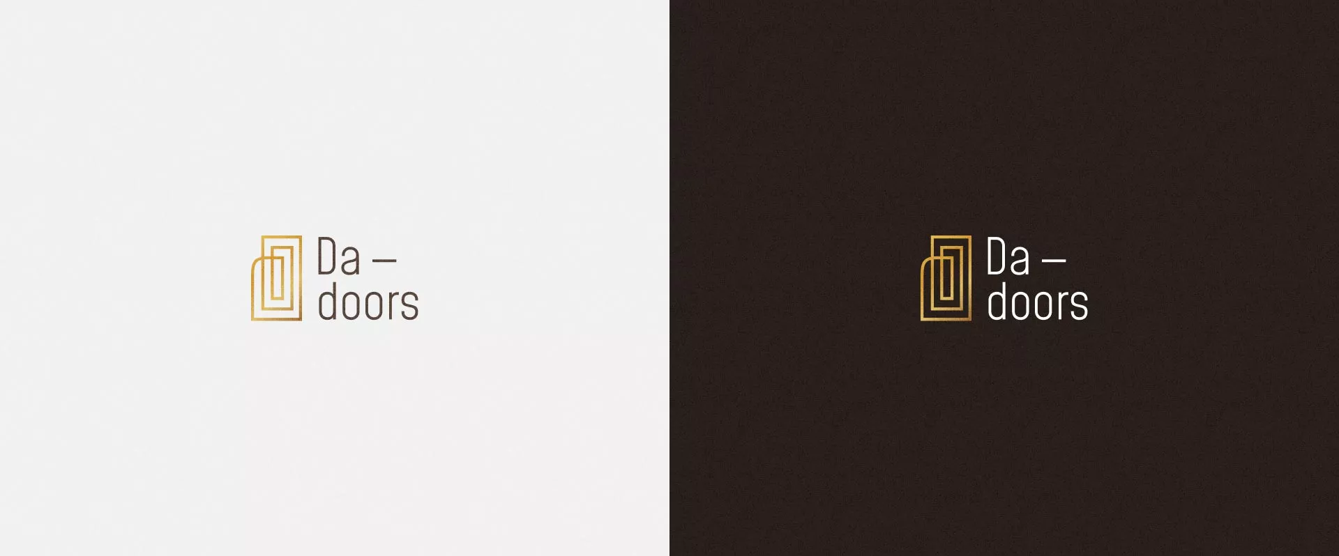 Разработка логотипа для компании «DA-DOORS» в Белой Калитве